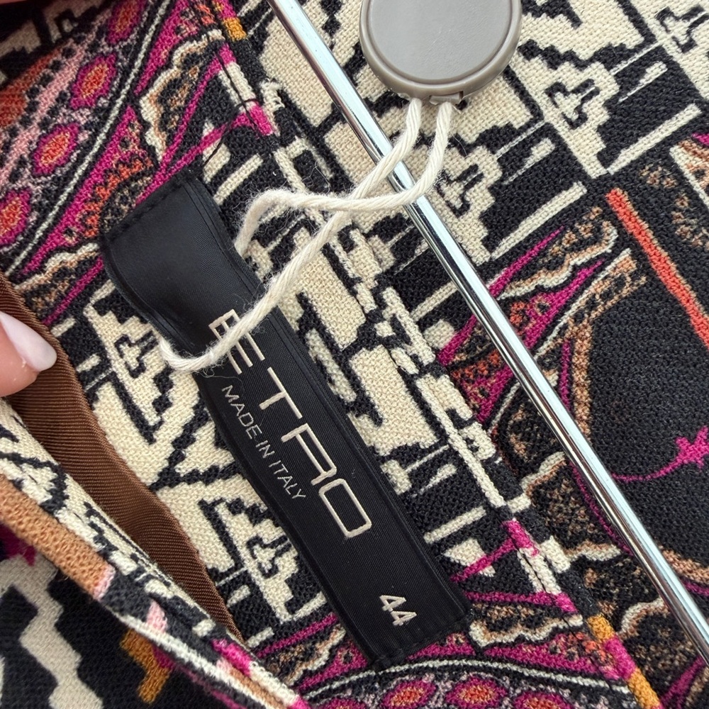 Etro Black and Pink Patterned Skirt - Picture 3 of 3